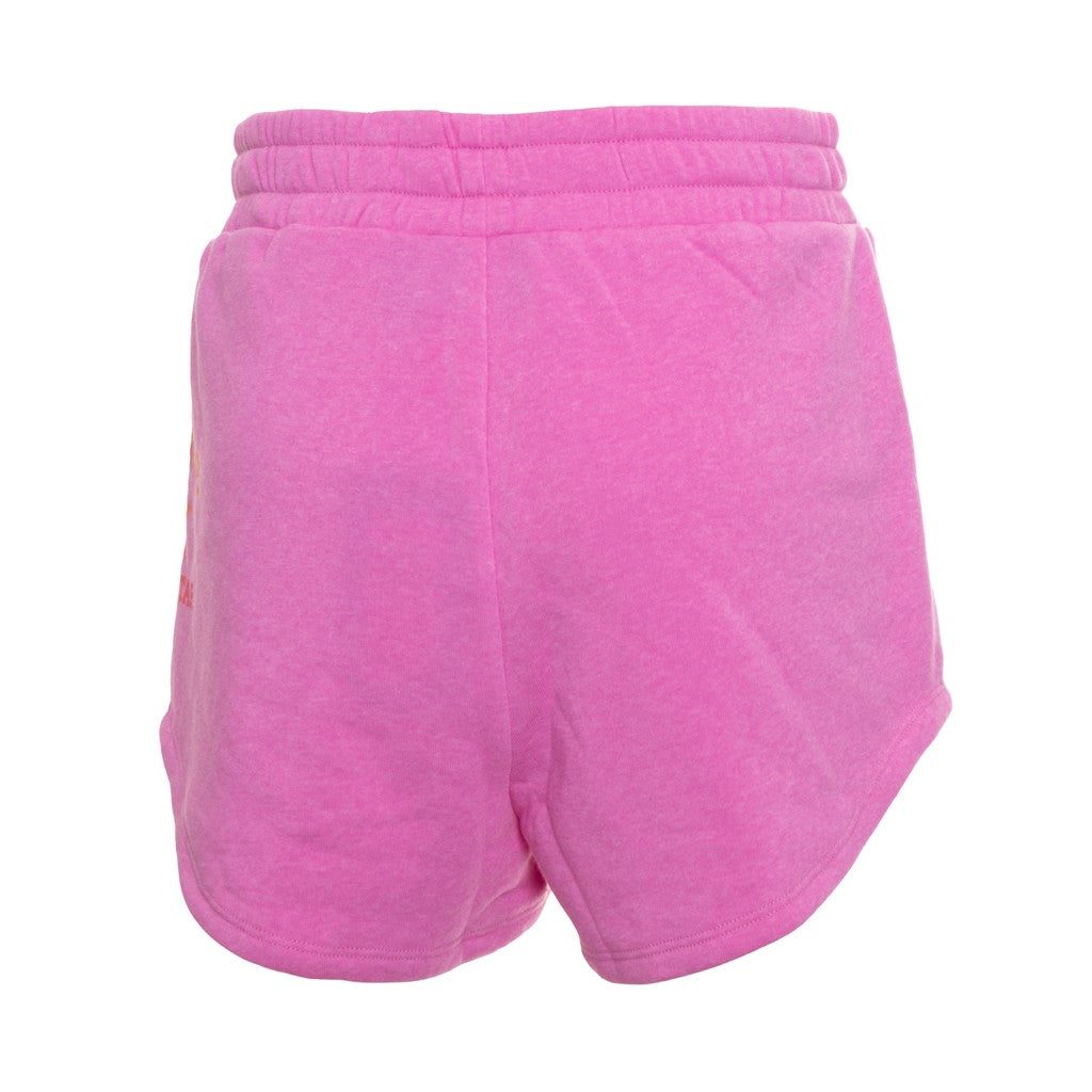 Converse Effen short met bedrukt logo – Fuchsia