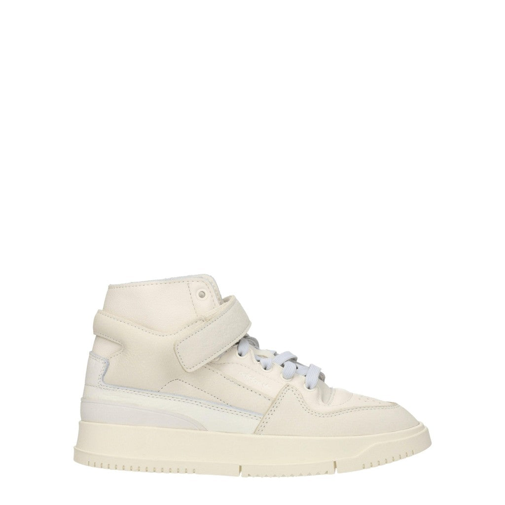 Adidas Forum Premiere Sneakers van leer en suède – Beige