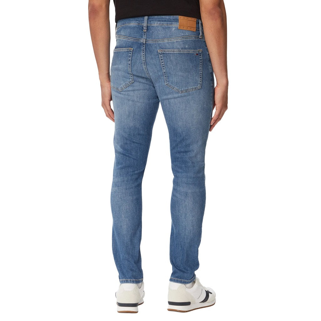 Tommy Jeans Austin Slim Tapered Jeans met vier zakken – Middenblauw