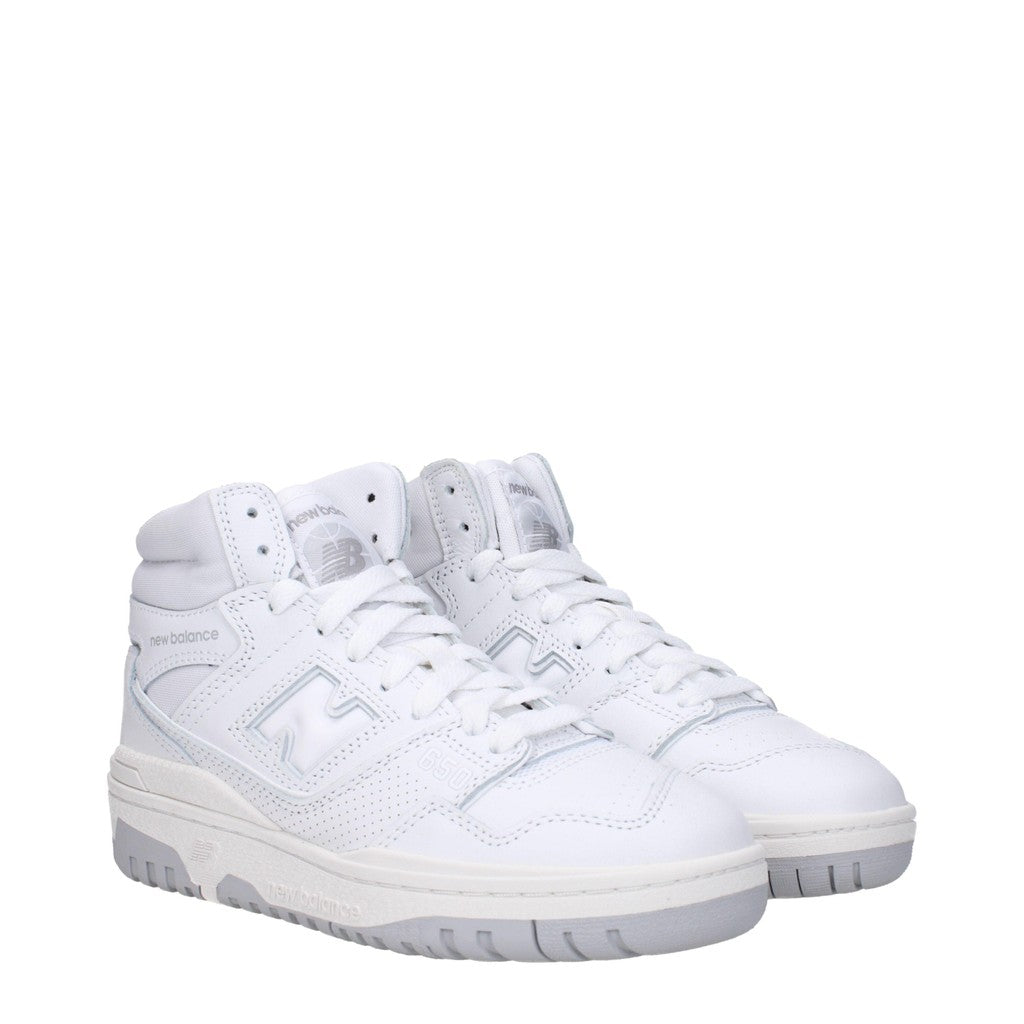 New Balance 650 Sneakers van leer en stof – Wit