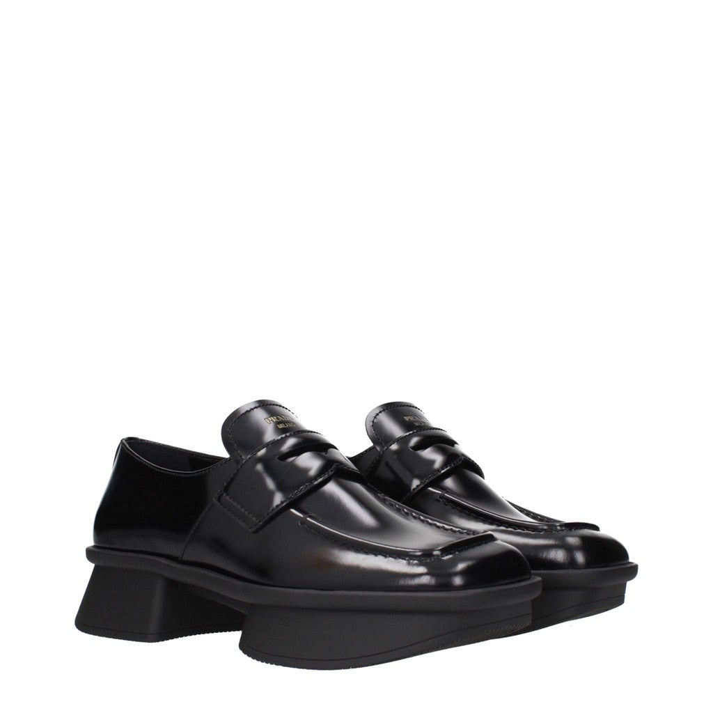 Prada Equal Loafers – Zwart
