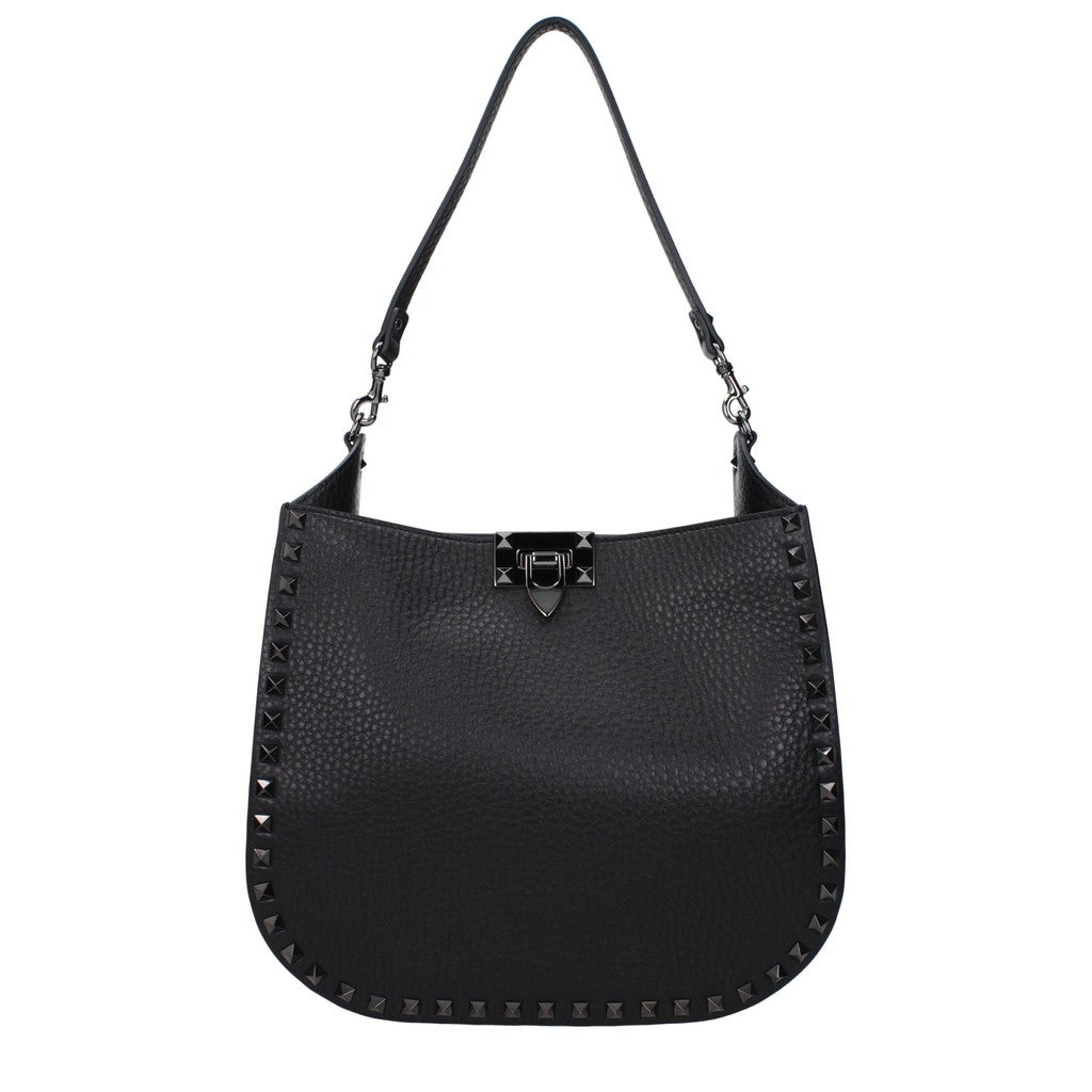 Valentino Garavani Rockstud Schoudertas – Zwart