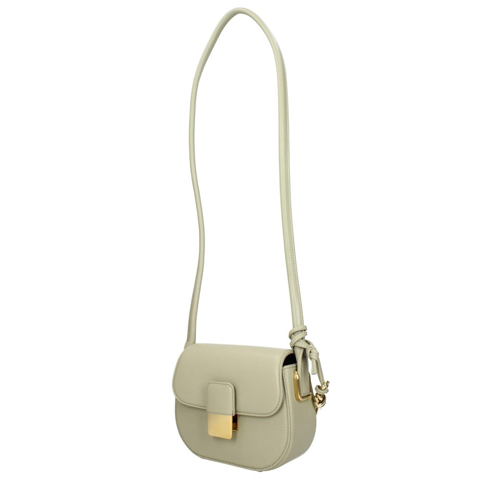 Bottega Veneta Compacte crossbodytas met goudkleurige details – Groen