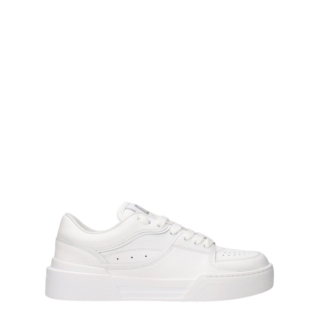 Dolce & Gabbana Leren sneakers – Wit