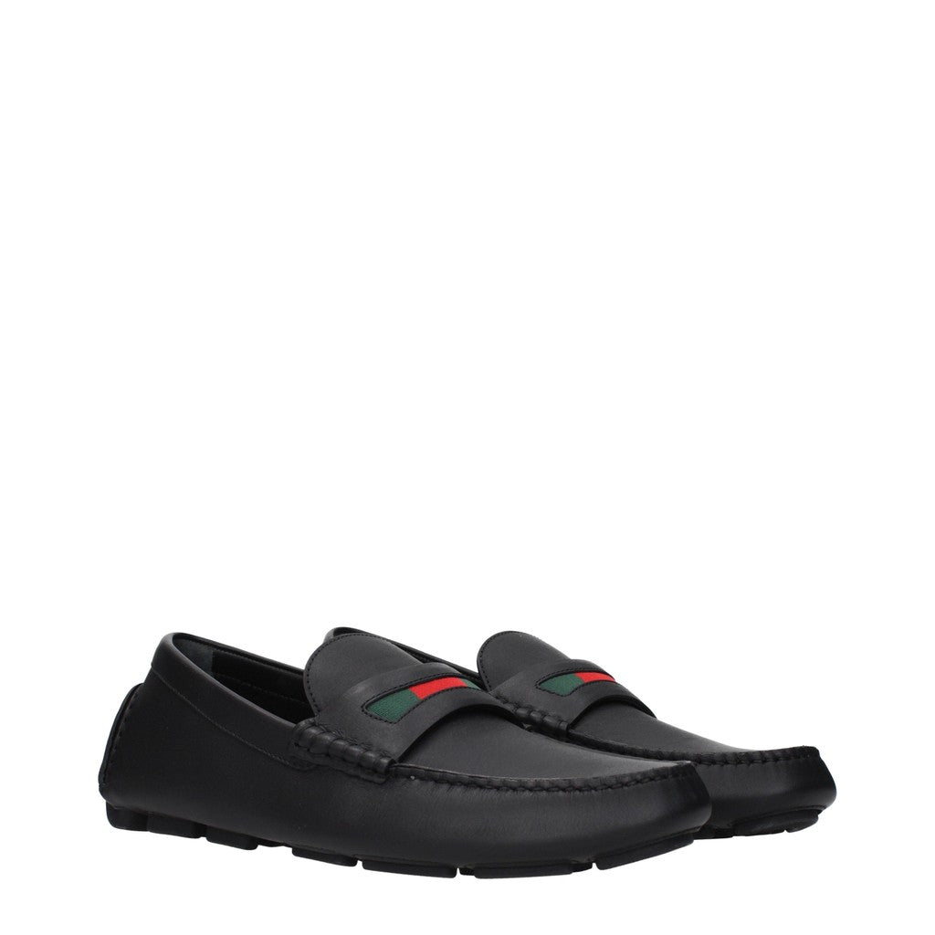 Gucci Herenloafers met rubberen zool – Zwart
