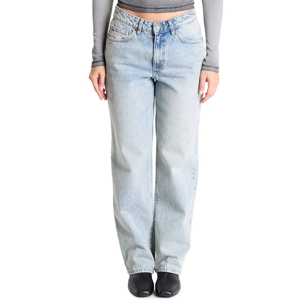 Guess Jeans met logo en vijf zakken – Lichtblauw