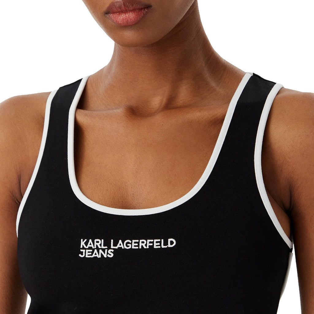 Karl Lagerfeld Top – Zwart