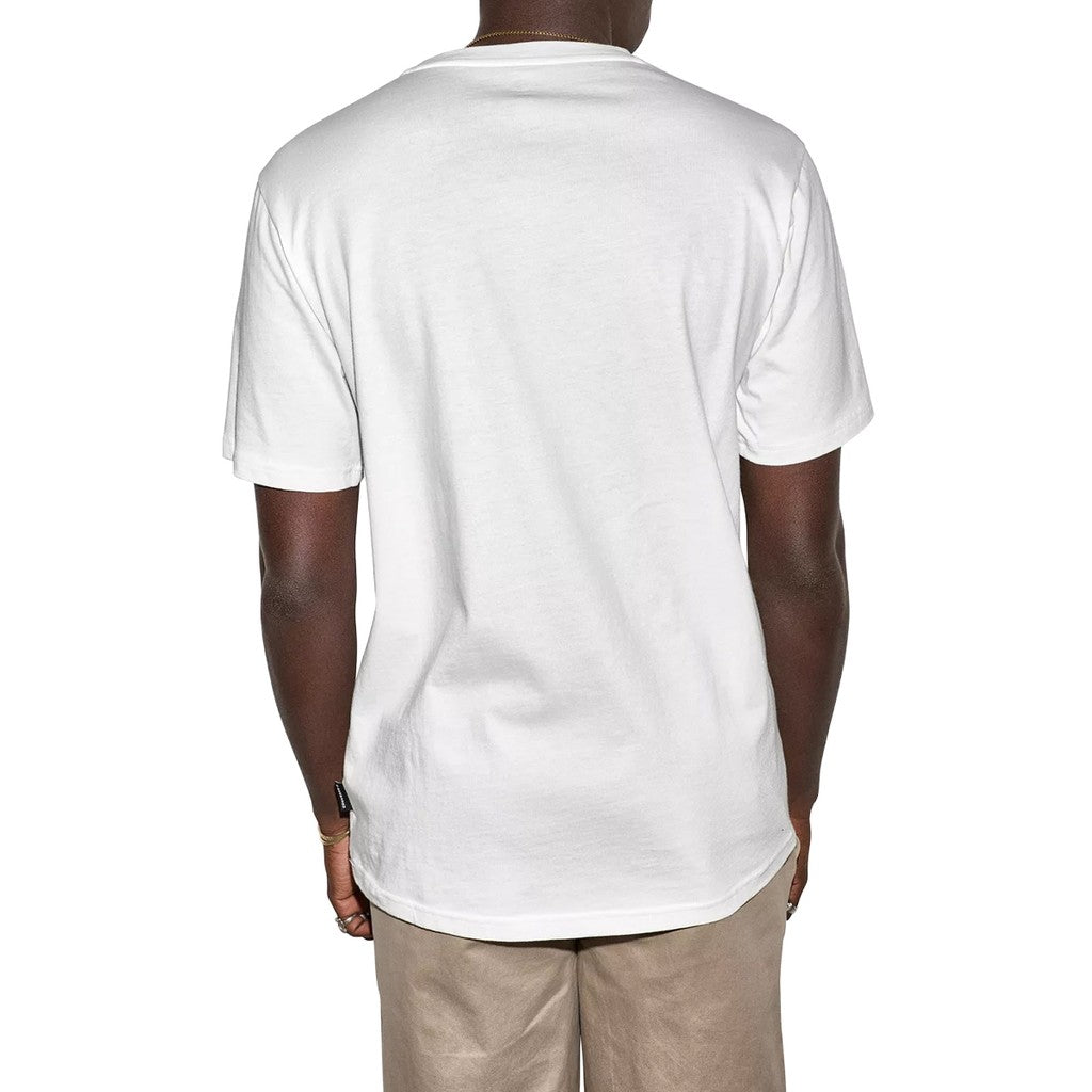 Converse T-shirt met ronde hals en bedrukt logo – Wit
