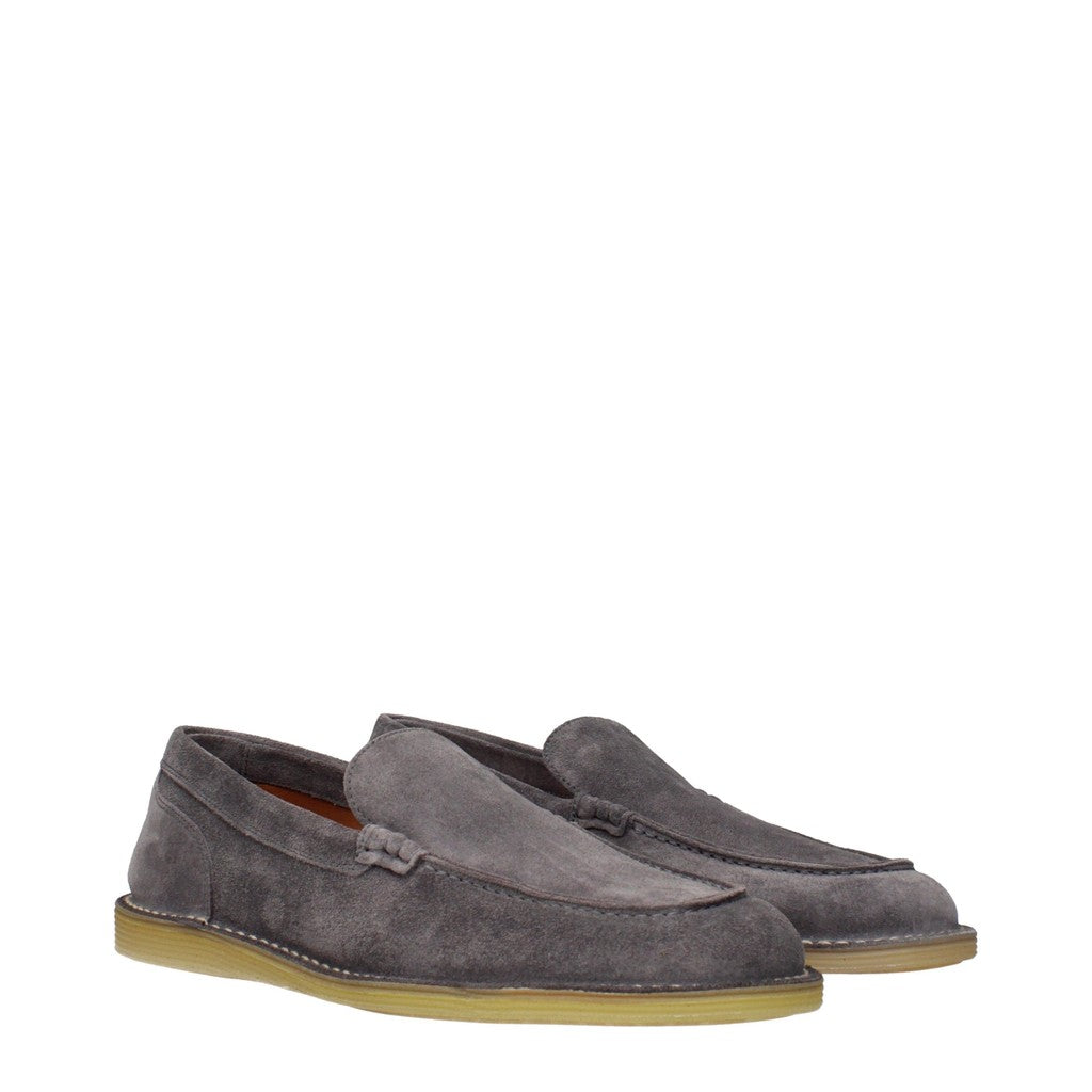 Dolce & Gabbana Loafers met rubberen zool – Grijs