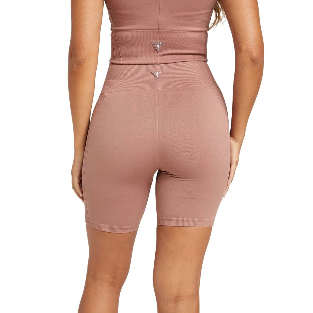 Guess Effen short met logo – Bruin
