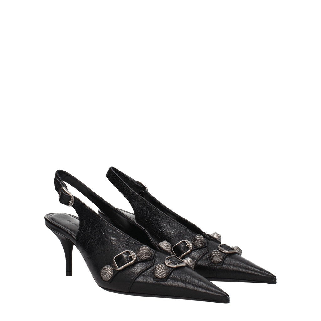 Balenciaga Cagole Slingback pumps – Zwart