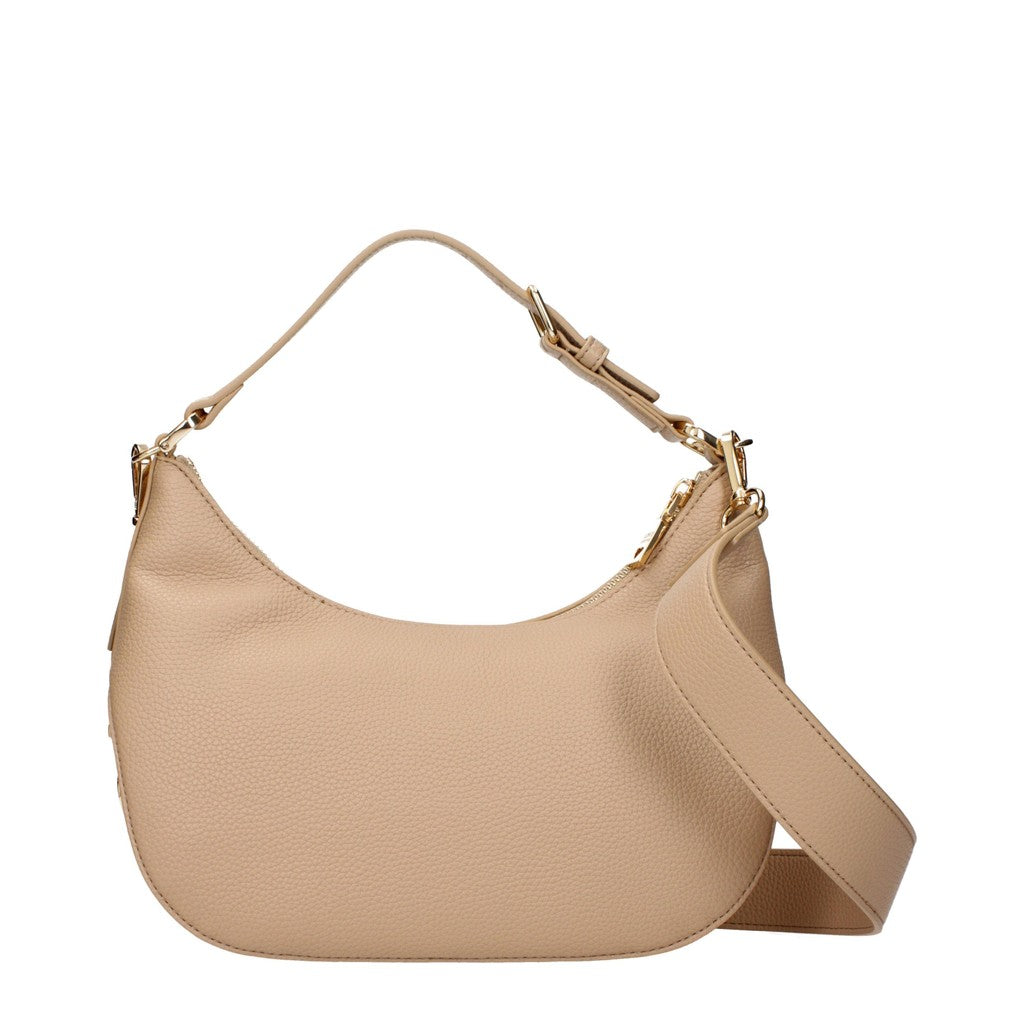 Love Moschino Schoudertas met zilverkleurige details – Beige