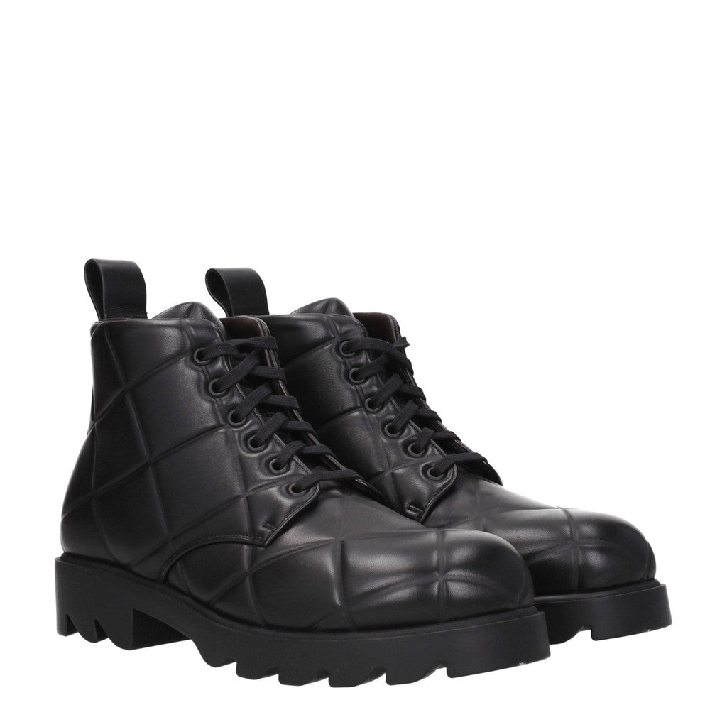 Bottega Veneta Leren boots met hak – Zwart