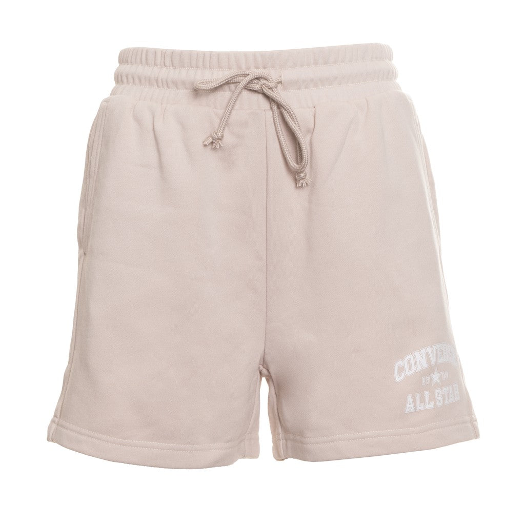 Converse Short met trekkoord en bedrukt logo – Ecru