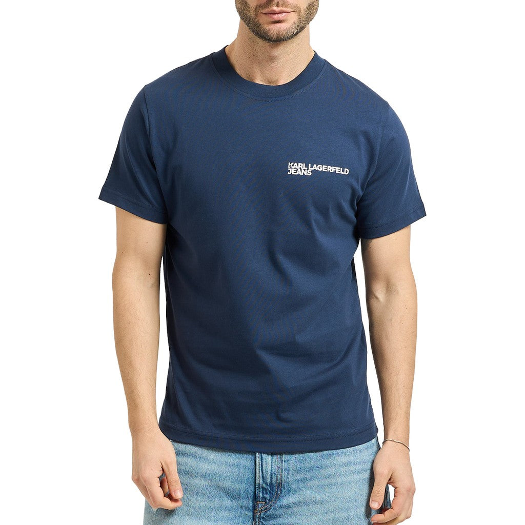 Karl Lagerfeld Slim fit T-shirt – Donkerblauw