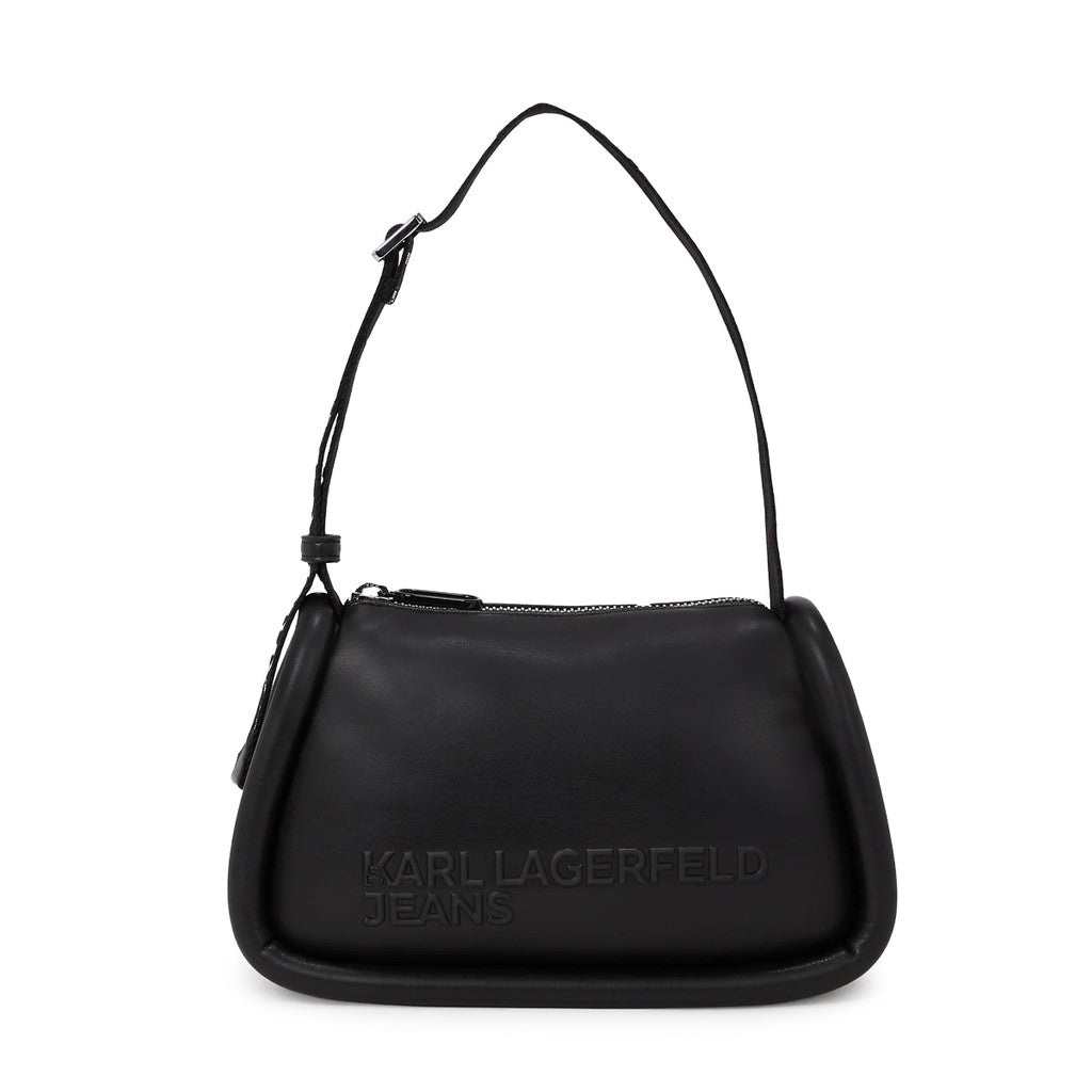 Karl Lagerfeld Ruime crossbodytas met ritssluiting – Zwart