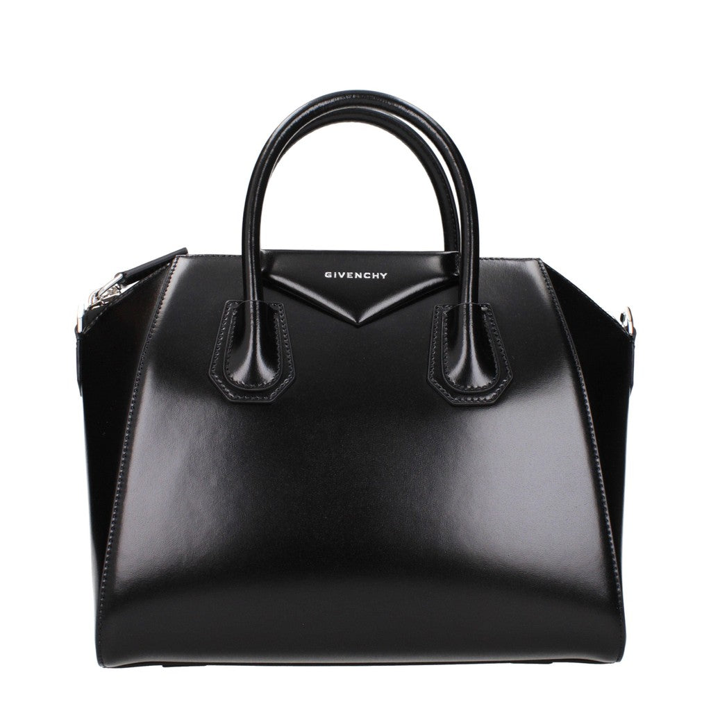 Givenchy Antigona Handtas met zilverkleurige details – Zwart