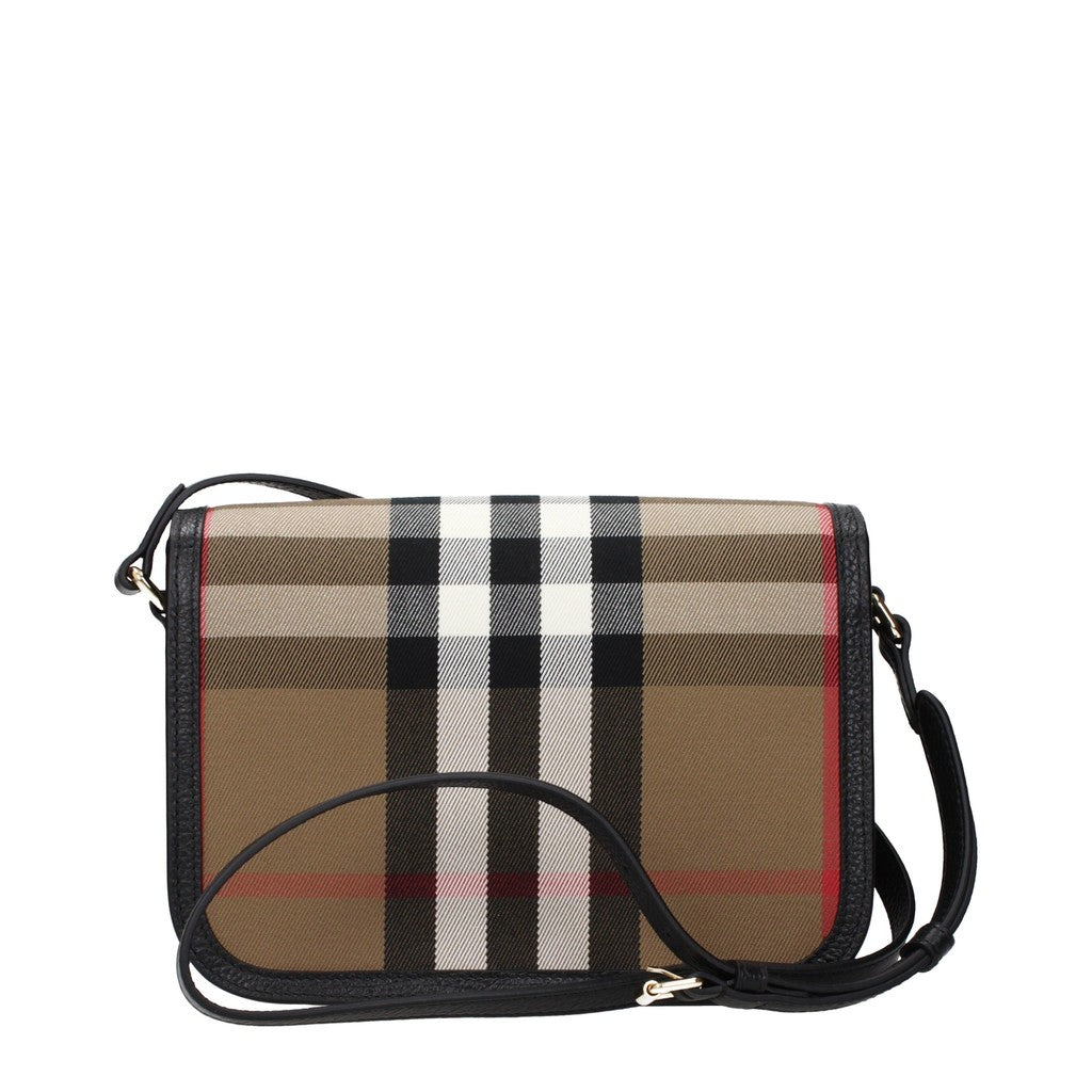 Burberry Check Crossbodytas Dames – Zwart