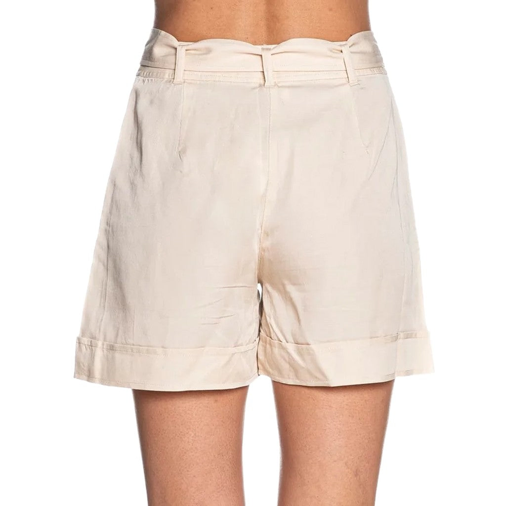 Guess Short met zak en sluiting met rits en knoop – Crème