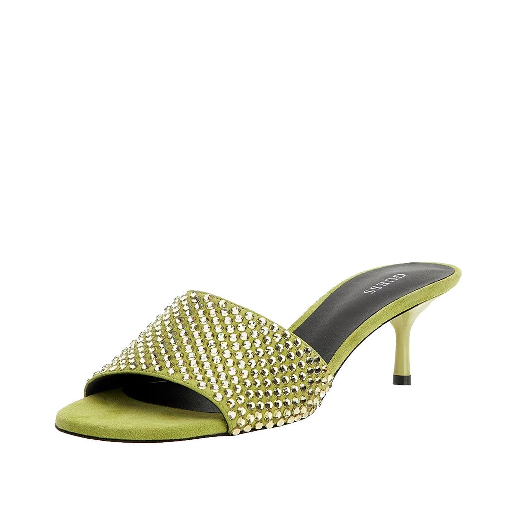 Guess Sandalen met hak – Limegroen