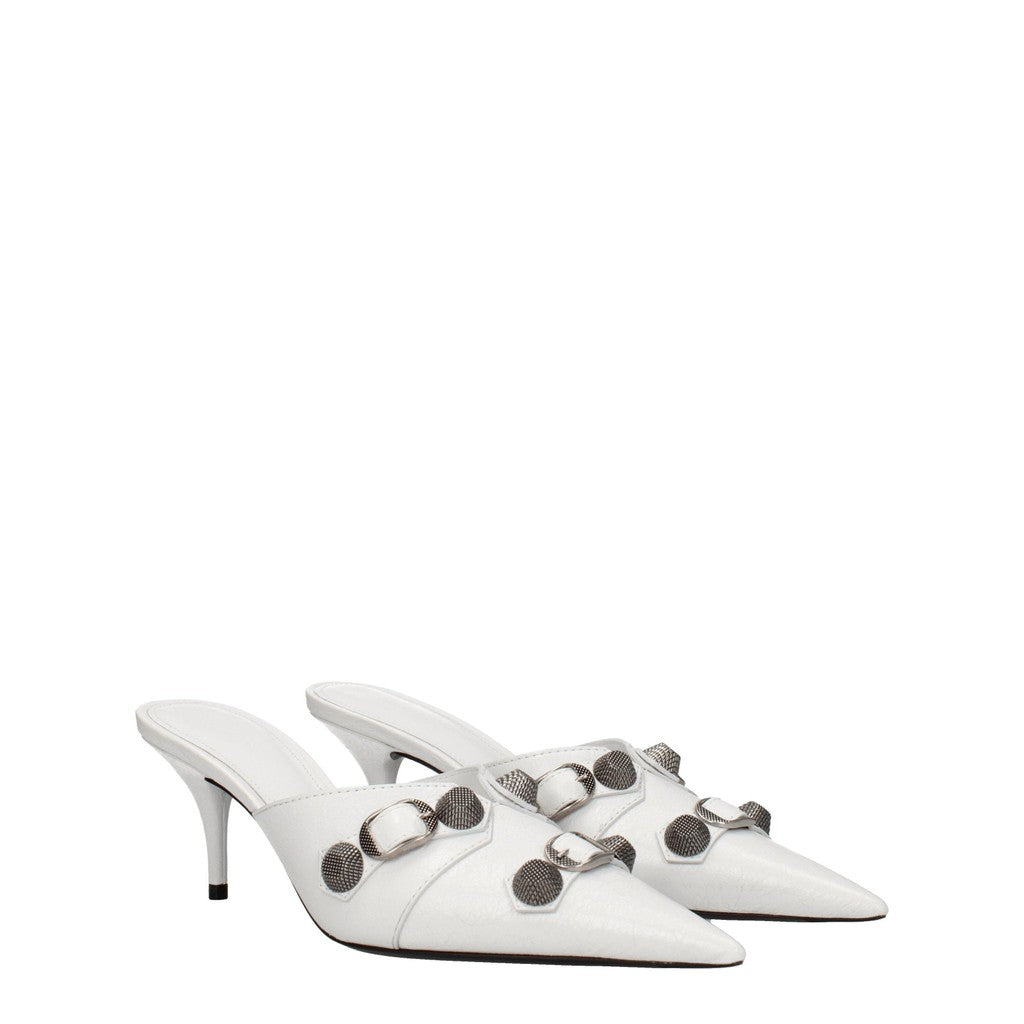Balenciaga Knife Muiltjes – Wit