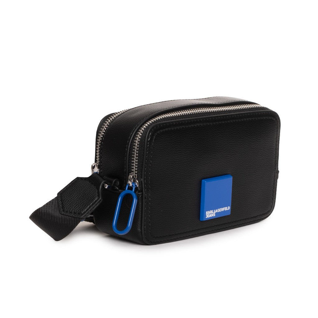 Karl Lagerfeld Kleine crossbodytas met ritssluiting – Zwart