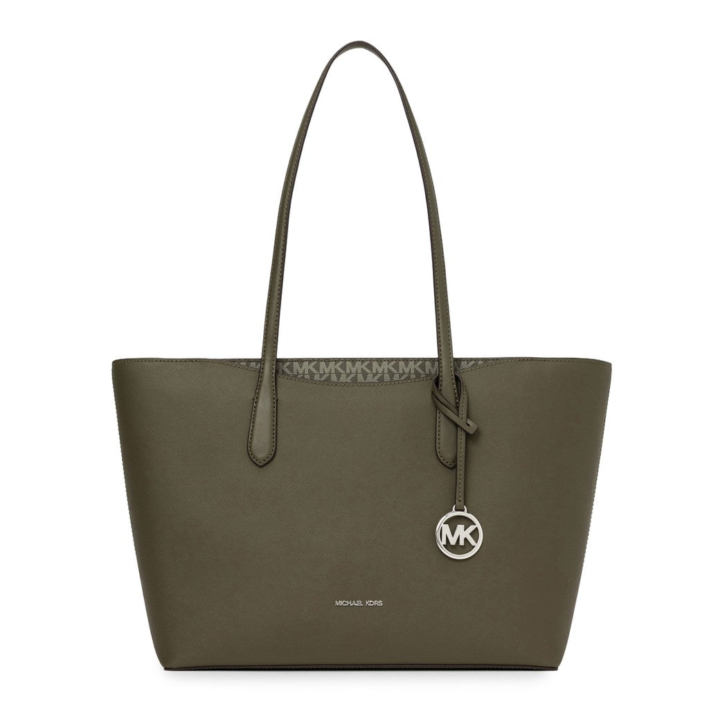 Michael Kors Arden Shopper met twee handvatten – Olijfgroen