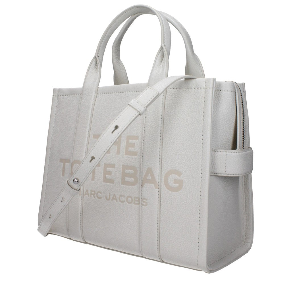 Marc Jacobs The Tote Shopper van leer – Wit