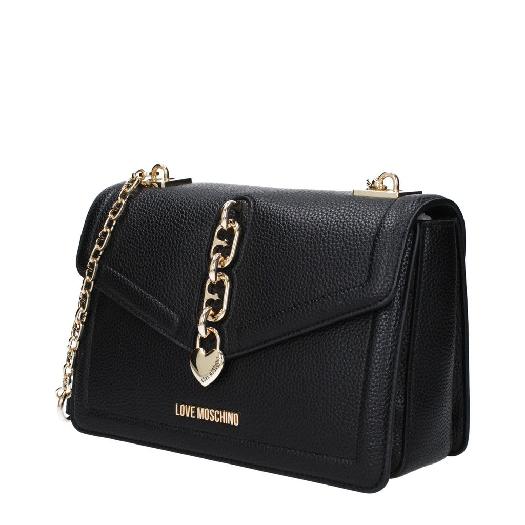 Love Moschino Compacte schoudertas met drie vakken – Zwart
