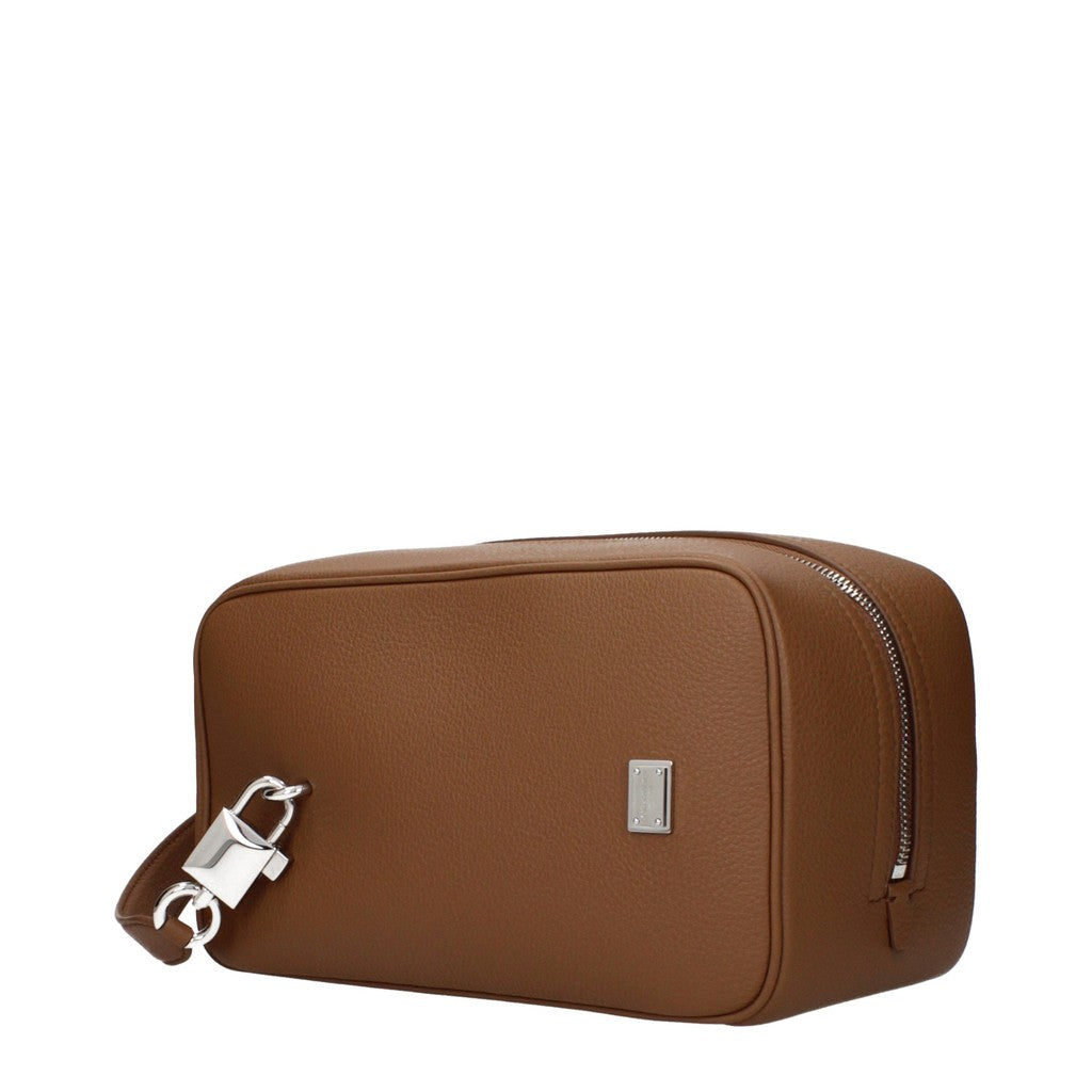 Dolce & Gabbana Kleine tas met ritssluiting – Bruin