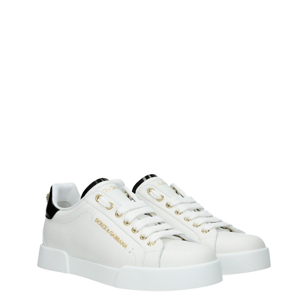 Dolce & Gabbana Portofino Sneakers – Wit / Zwart