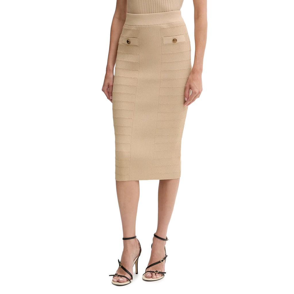 Guess Midirok met logo – Taupe
