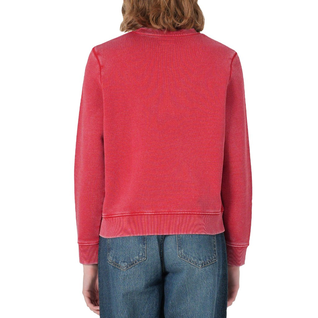 Guess Katoenen sweater met geborduurd logo – Rood