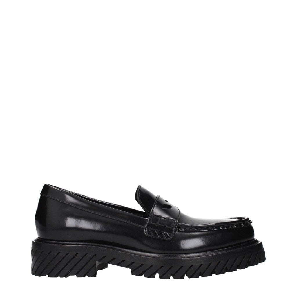 Off-White Combat Loafers – Zwart