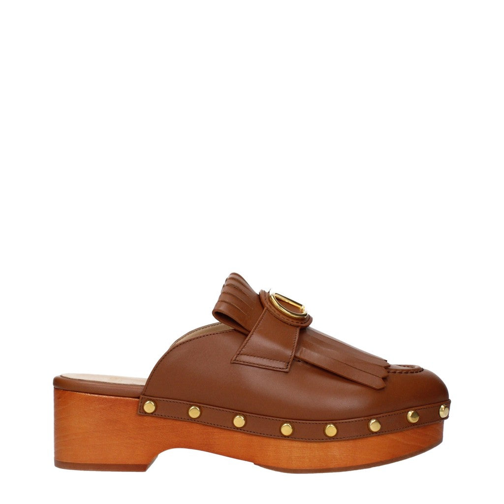 Valentino Garavani Clogs – Bruin