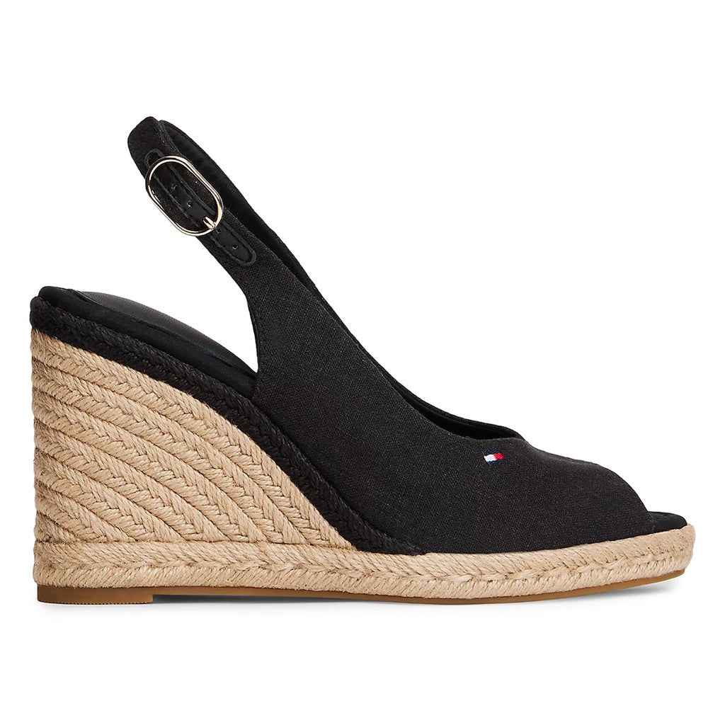 Tommy Hilfiger Sandalen met hak – Zwart