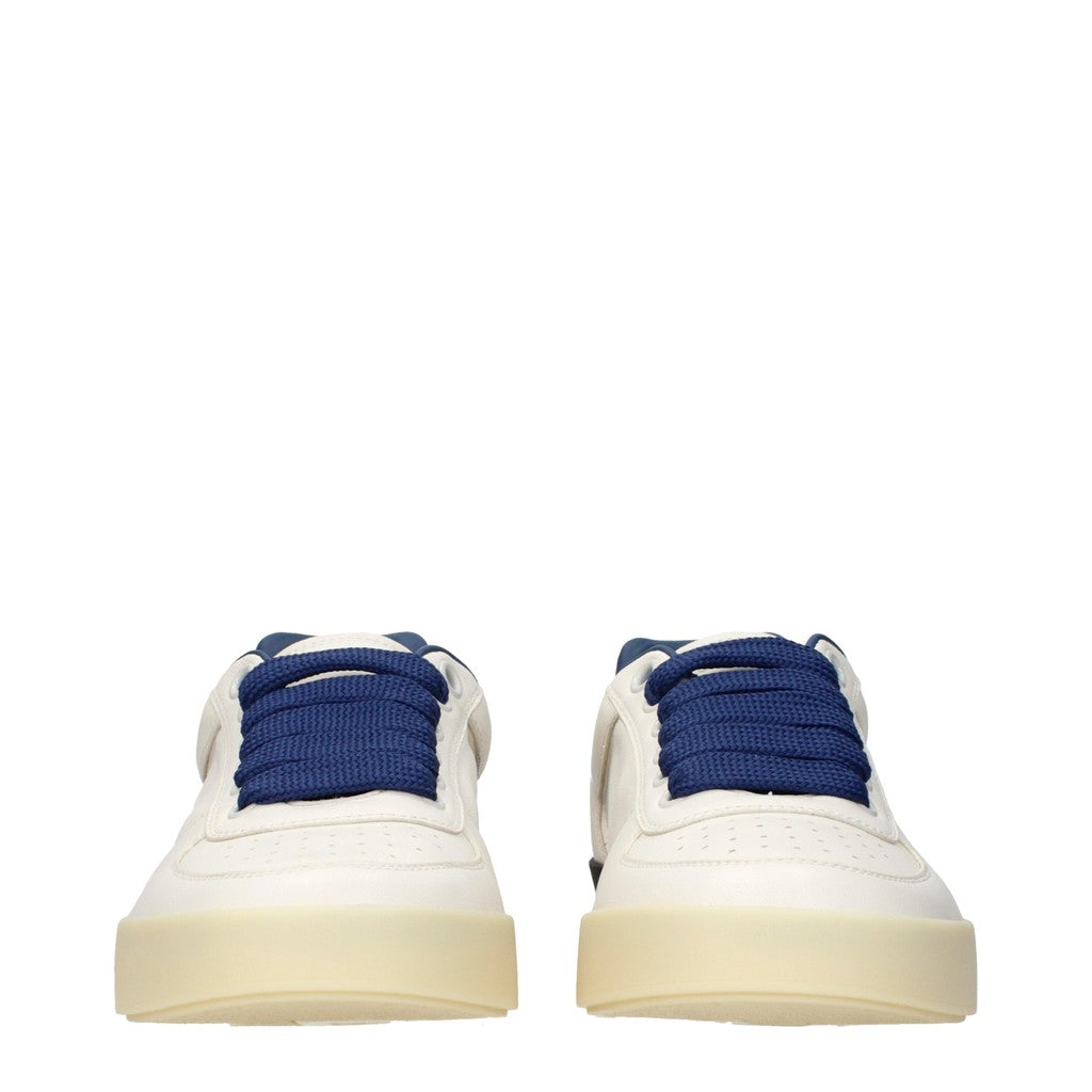 Dolce & Gabbana Sneakers met veters – Wit / Blauw
