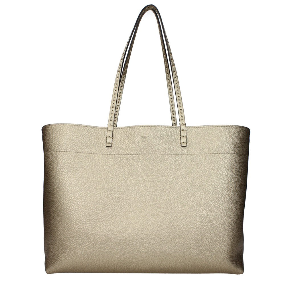 Fendi Roll Shopper Medium – Goud