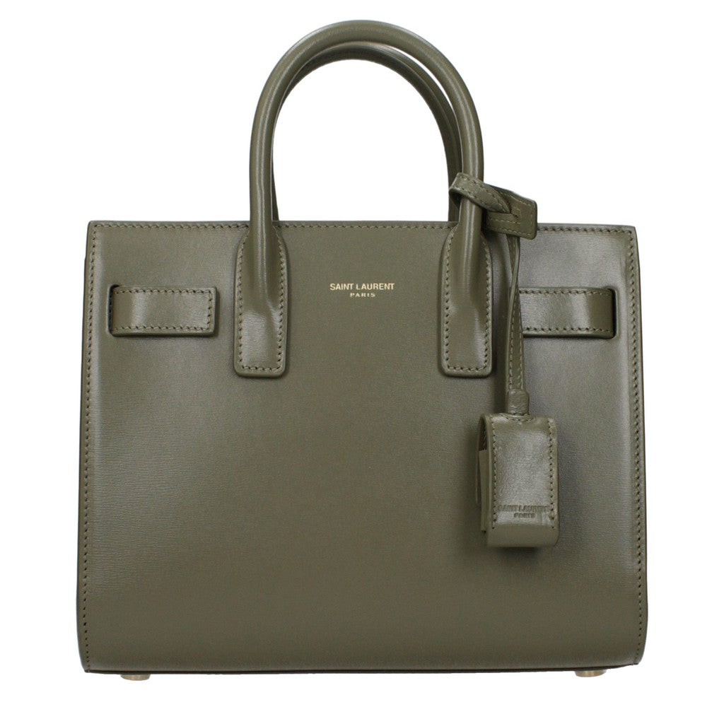 Saint Laurent Sac de Jour Handtas – Olijfgroen