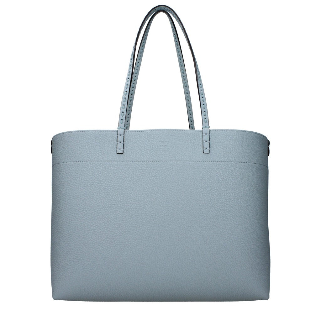 Fendi Roll Shopper Medium – Lichtblauw