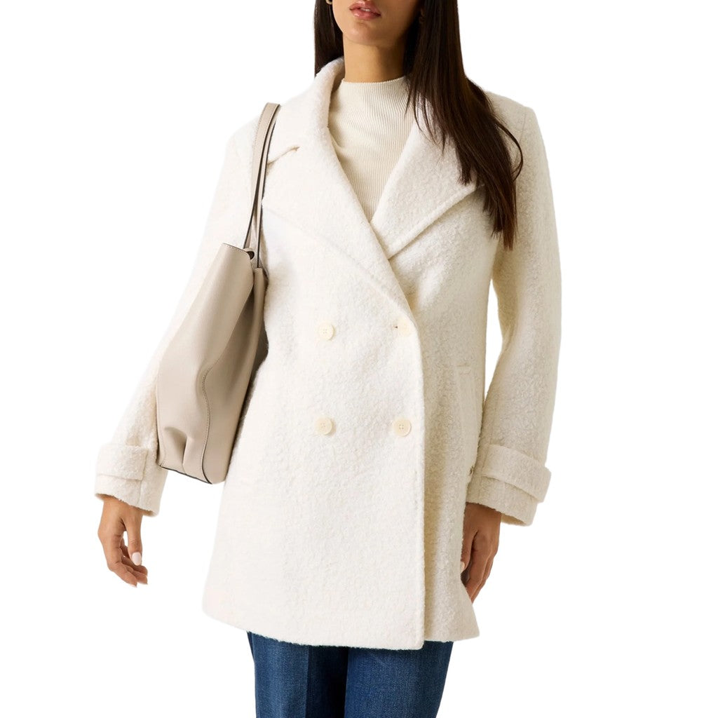 Guess Jas met knoopsluiting en zakken – Wit