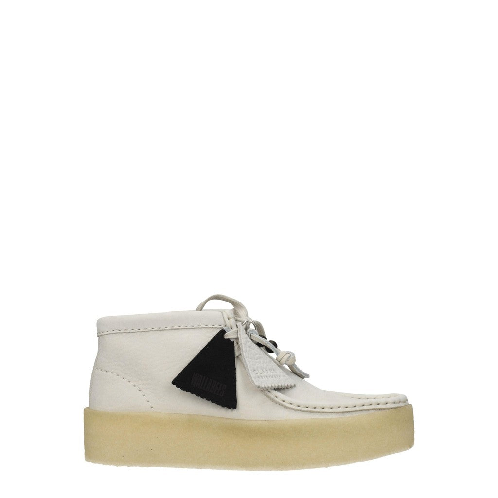 Clarks Wallabee Cup Boot Enkellaarzen – Wit