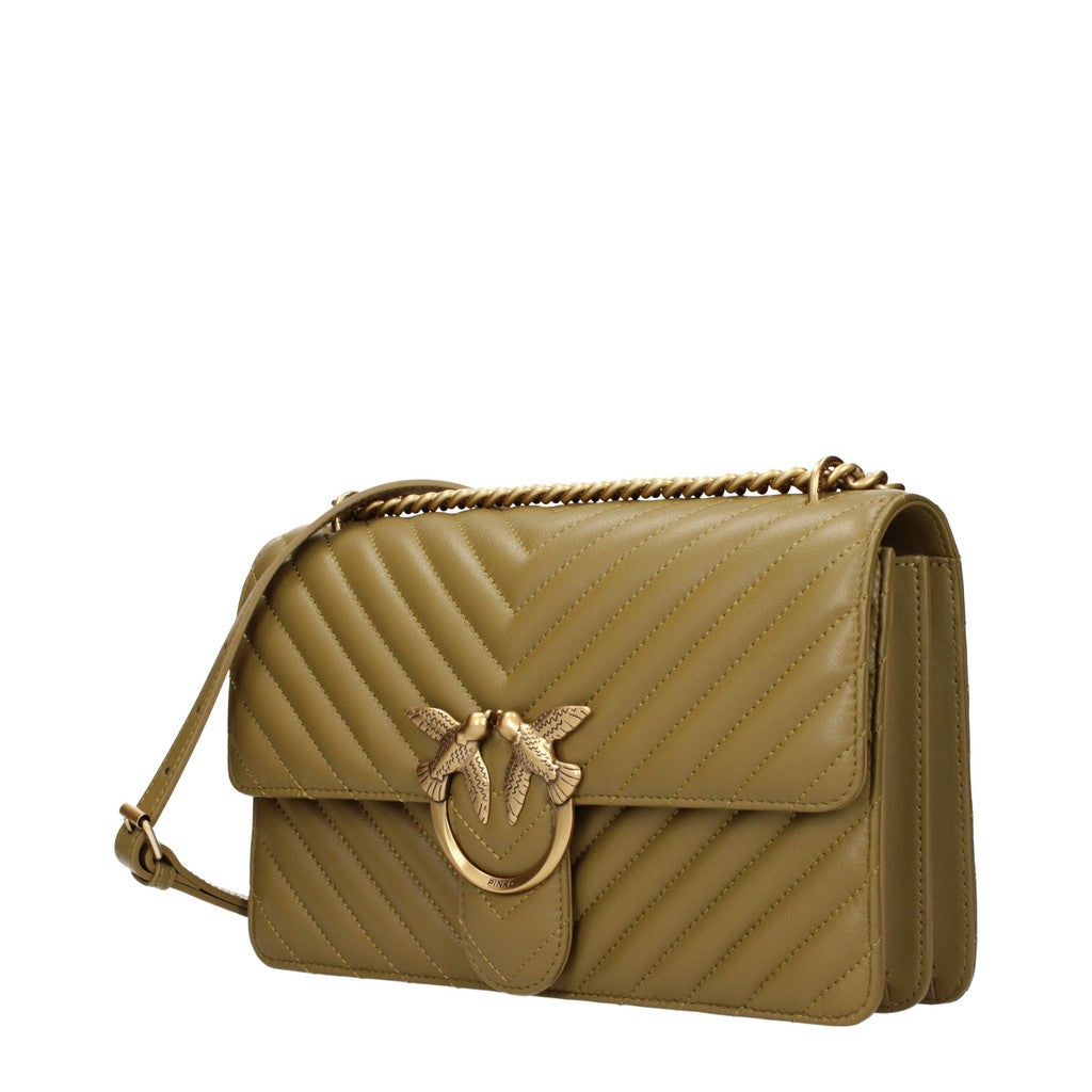 Pinko Classic Love Bag One Schoudertas – Olijfgroen