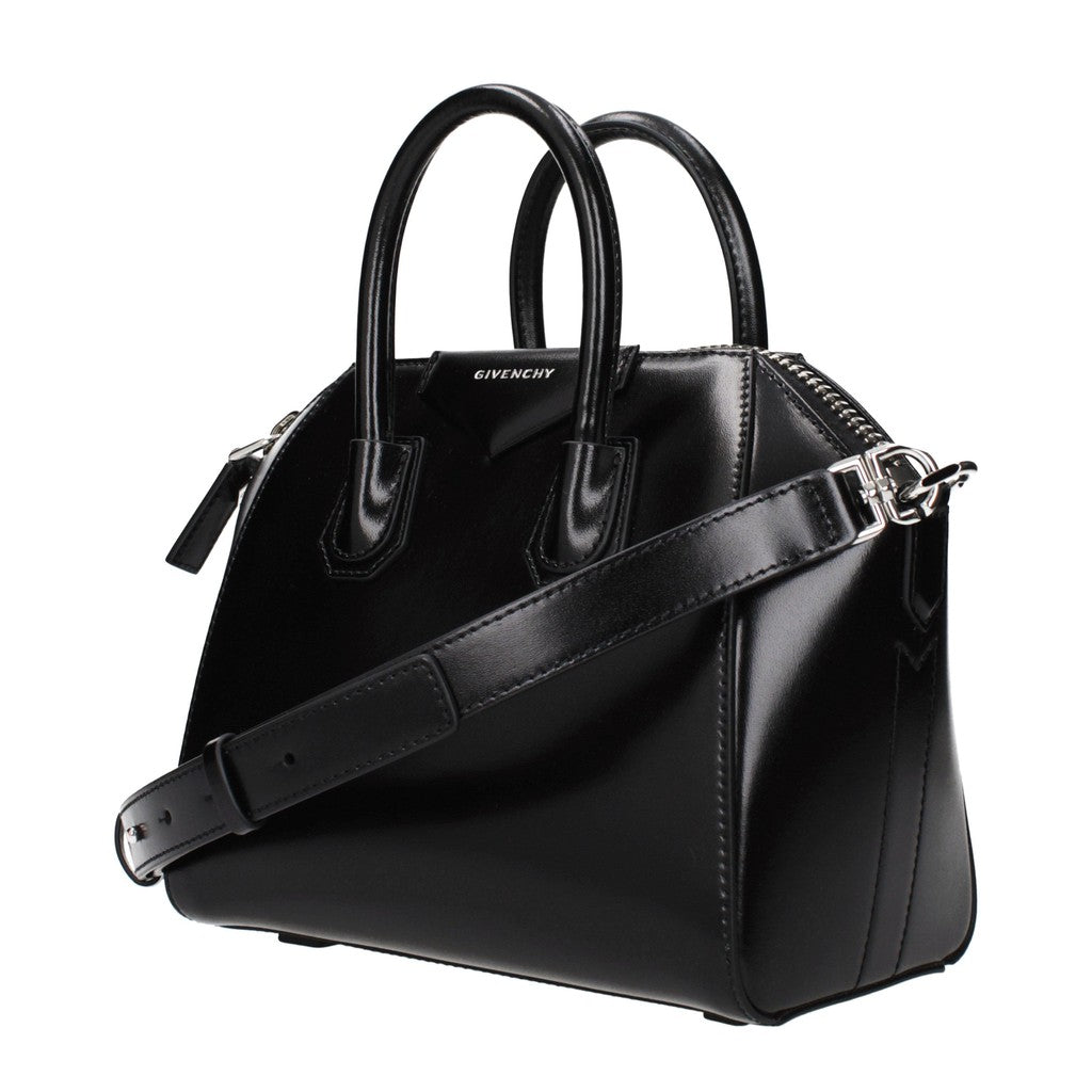 Givenchy Antigona Compacte handtas met zilverkleurige details – Zwart