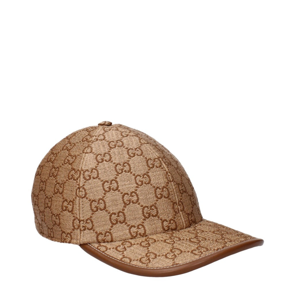 Gucci Pet van polyamide en katoen met leer – Beige / Bruin
