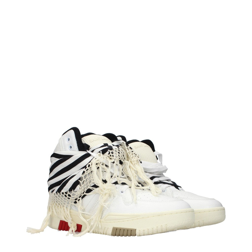 Saint Laurent Sneakers met vetersluiting – Wit / Zwart