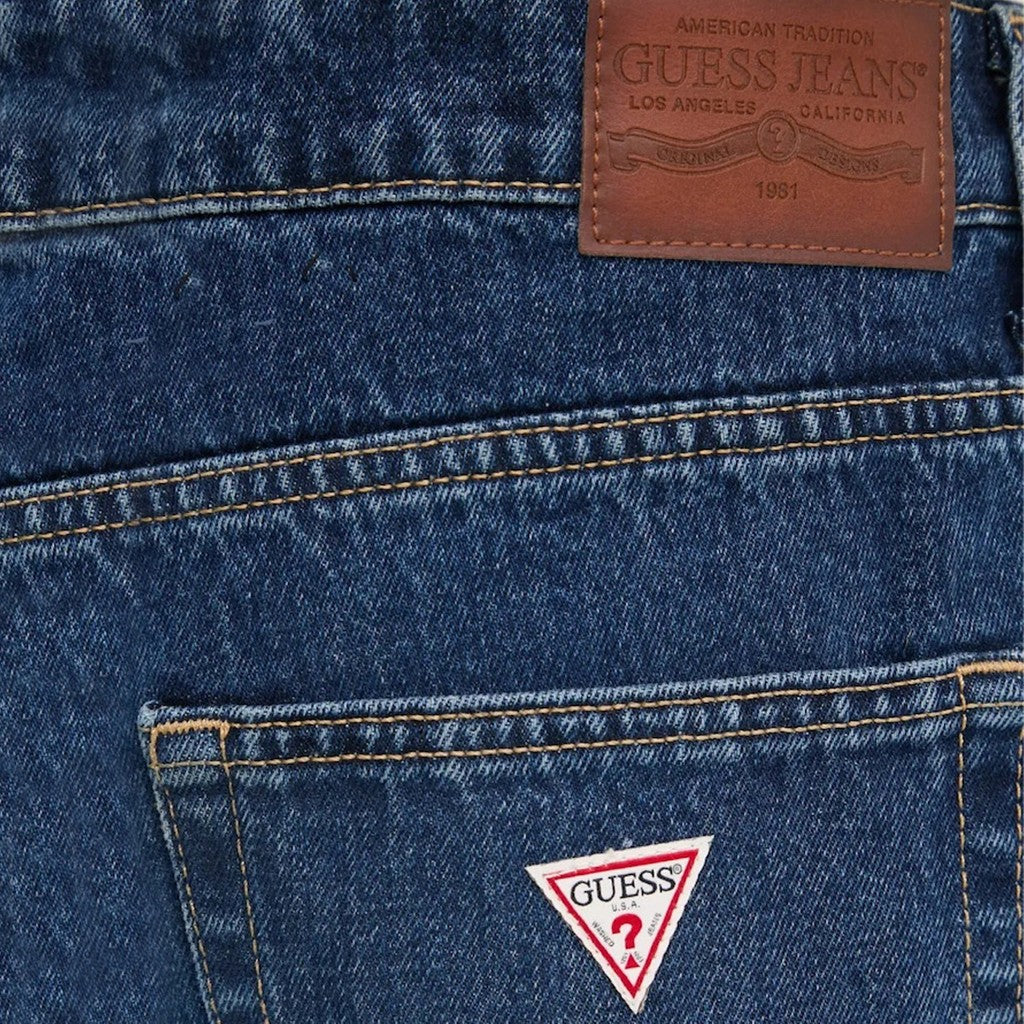 Guess Katoenen relaxed fit jeans – Donkerblauw