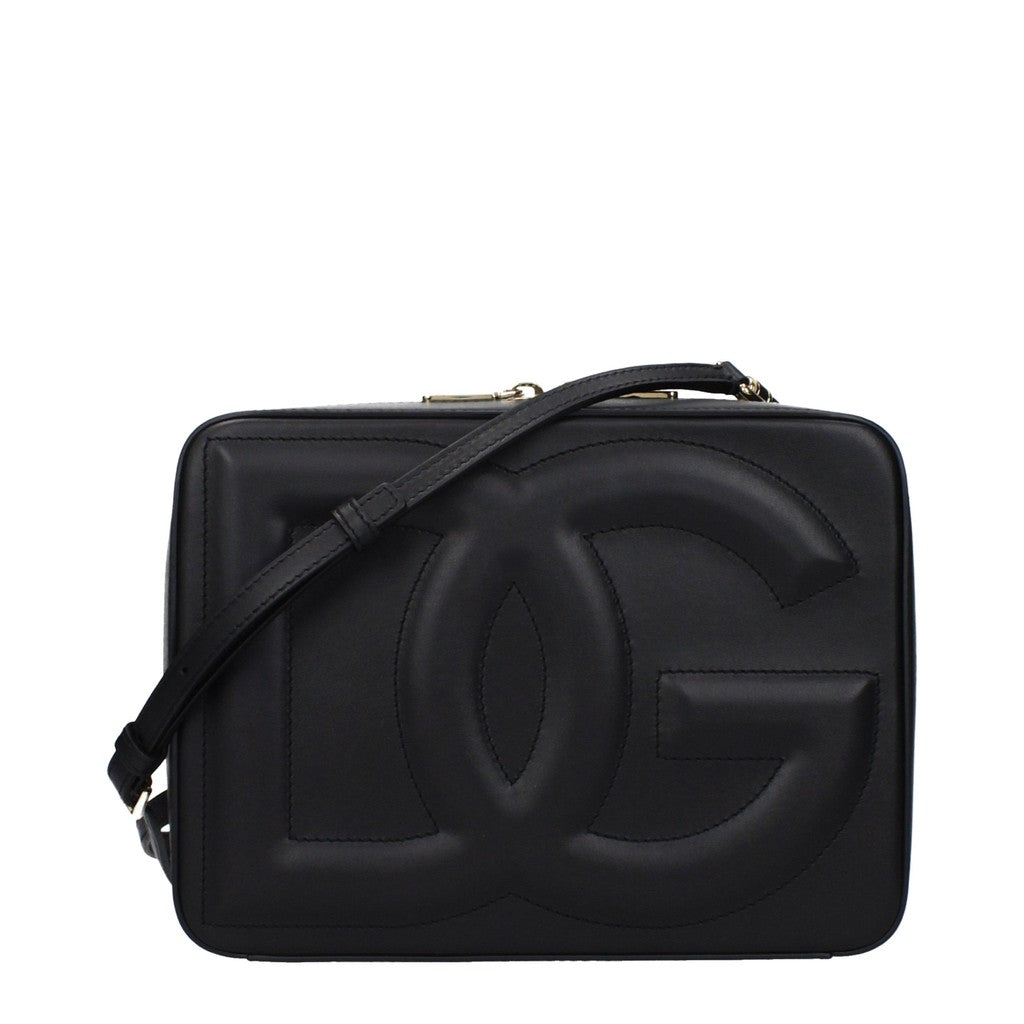 Dolce & Gabbana DG Logo Crossbodytas Medium – Zwart