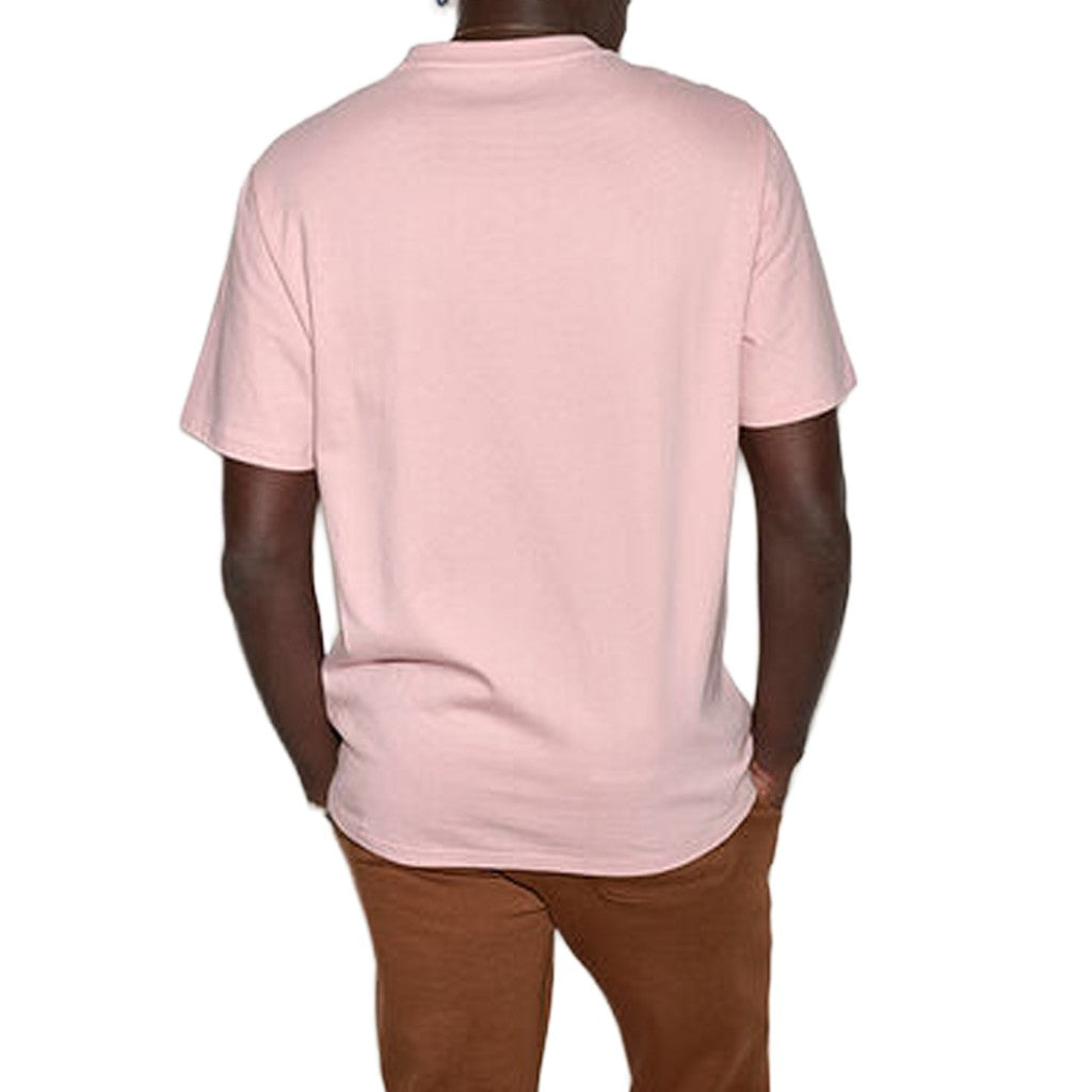 Converse T-shirt met ronde hals en bedrukt logo – Roze