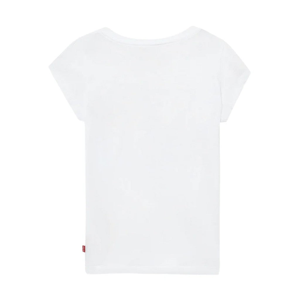 Levi's Kids T-shirt met bedrukt logo – Wit